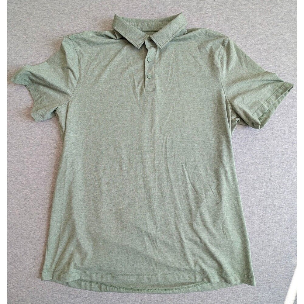 Lululemon Evolution Short Sleeve Polo Green size Large